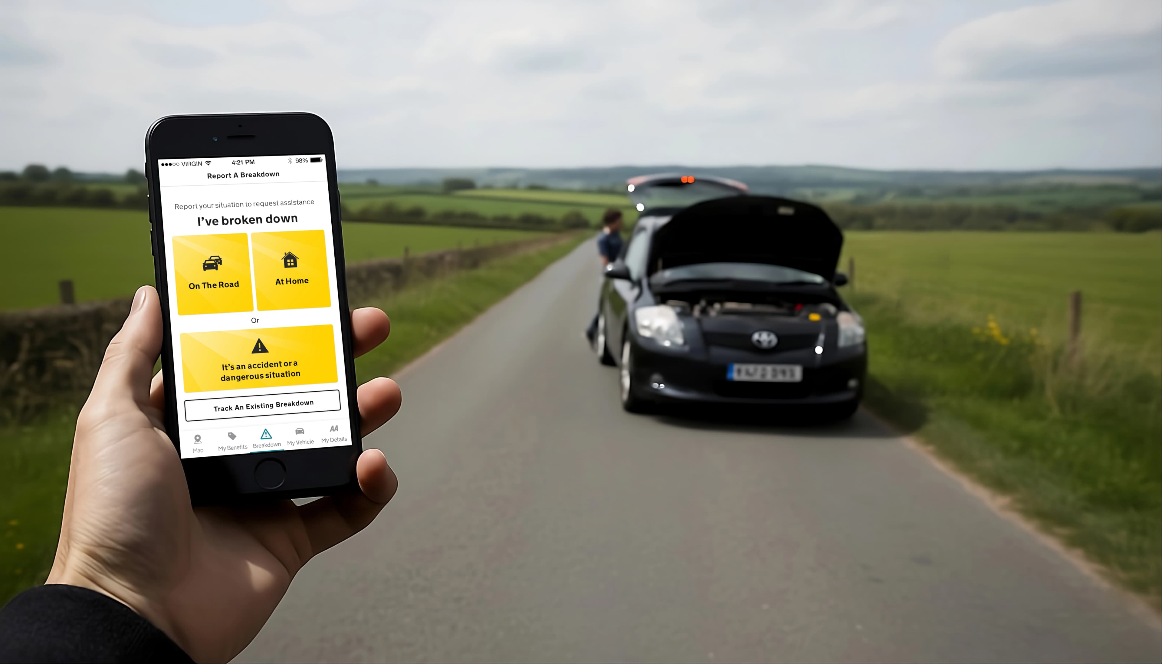 AA (The Automobile Association) cover